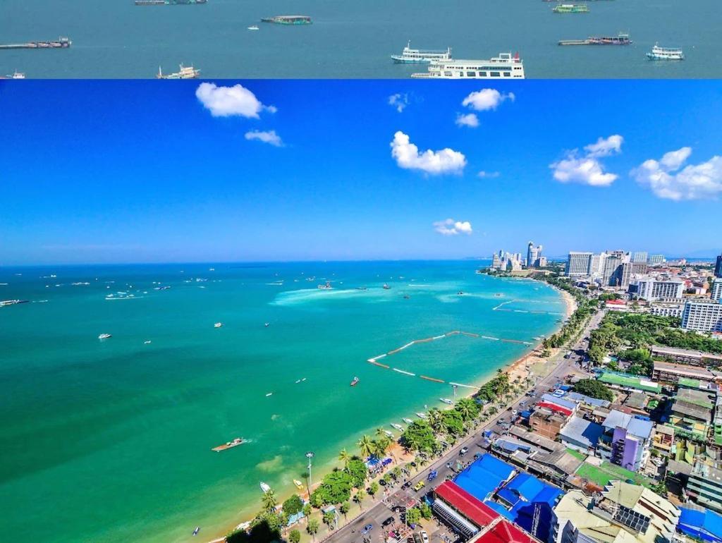 Sea View -High Floor 2 Bed Room Excellent Location Pattaya Dış mekan fotoğraf